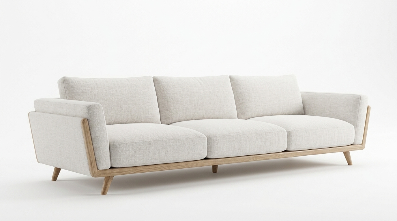 Aera — A Linen Three-Seater for Slow Sundays