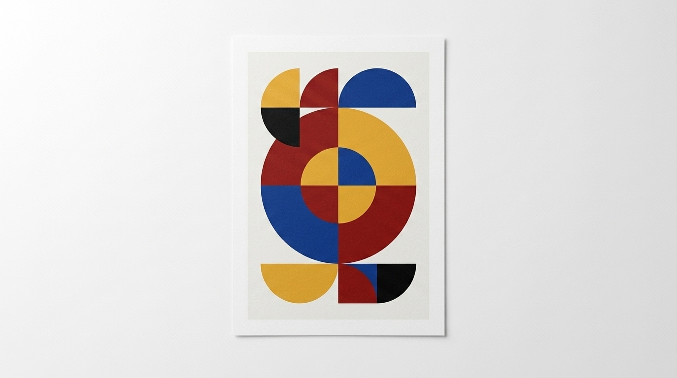 Chakri — Bauhaus Geometric Print, A2