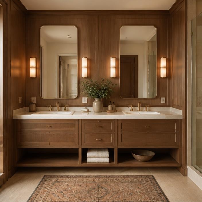 Darya — Walnut Double Vanity