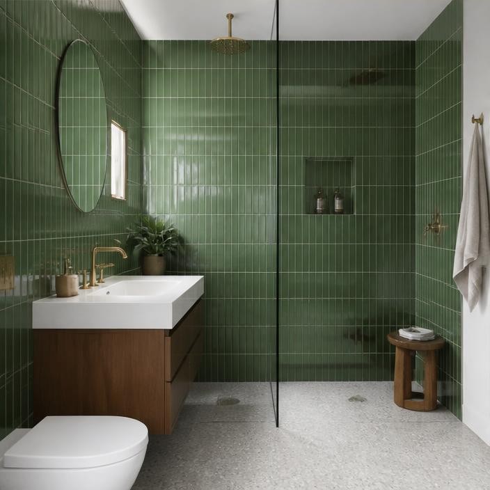 Sabz — Green Tile Shower Room