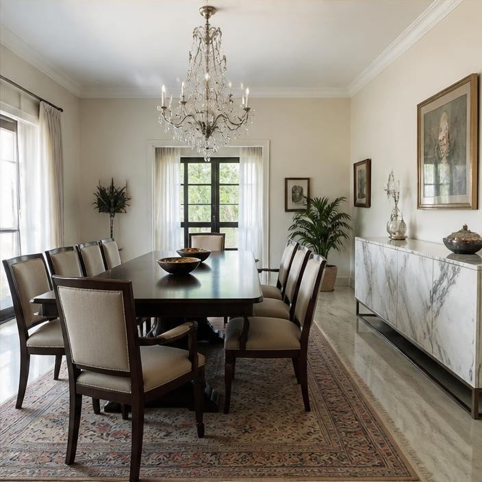 Mezban — Formal Dining with Sideboard