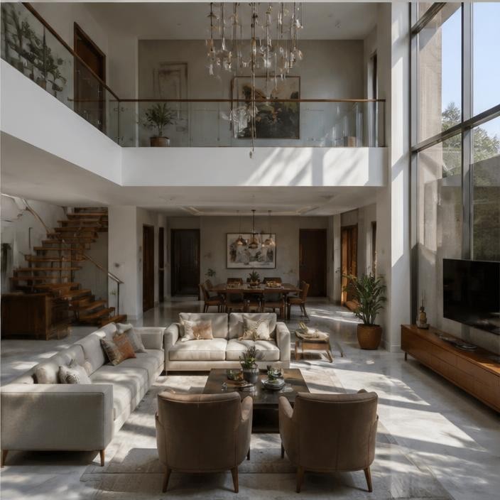 Dhoop — Sunlit Corner Apartment Lounge